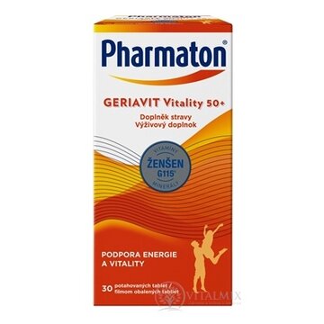 Pharmaton GERIAVIT Vitality 50+ tbl 1x30 ks obrázok