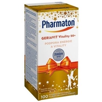 Pharmaton GERIAVIT Vitality 50+ VIANOCNE BALENIE tbl 1x100 ks obrázok