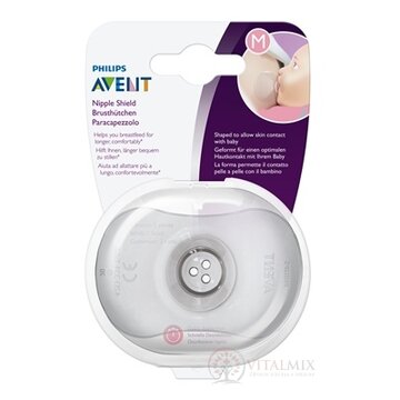 Philips AVENT CHRÁNIČE PRSNÝCH BRADAVIEK M medium, so sterilizačnou krabičkou (SCF153/03) 1x2 ks obrázok