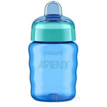 Philips AVENT HRNČEK pre prvé dúšky Klasik 260 ml, 9 m+, modrý (SCF553/05) 1x1 ks obrázok