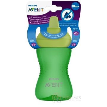 Philips AVENT HRNČEK s tvrdým náustkom 300 ml, 18 m+, zelený (SCF804/03) 1x1 ks obrázok