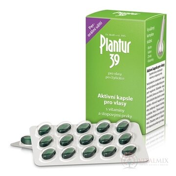 Plantur 39 Aktívne kapsule na vlasy cps (inov. 2021) 1x60 ks obrázok