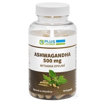 PLUS LEKÁREŇ ASHWAGANDHA 500 mg Withania opojná cps 1x90 ks obrázok