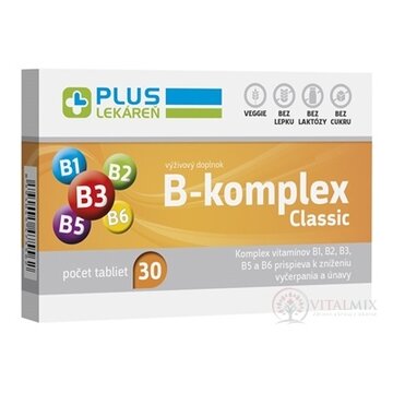 PLUS LEKÁREŇ B-komplex Classic tbl 1x30 ks obrázok