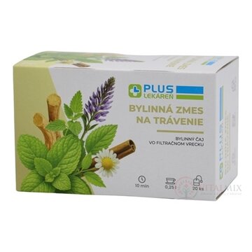 PLUS LEKÁREŇ BYLINNÁ ZMES NA TRÁVENIE bylinný čaj vo vrecku 20x1,5 g (30 g) obrázok
