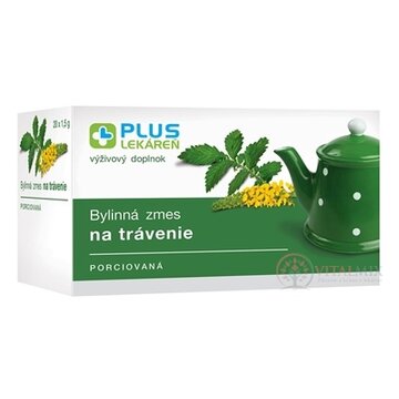 PLUS LEKÁREŇ Bylinná zmes na trávenie porciovaná, záparové vrecká 20x1,5g (30 g) obrázok