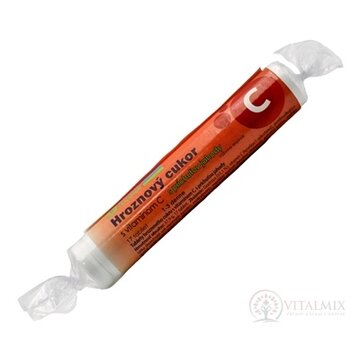 PLUS LEKÁREŇ Hroznový cukor s vitamínom C tbl, s príchuťou jahody 1x17 ks obrázok
