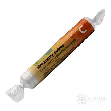PLUS LEKÁREŇ Hroznový cukor s vitamínom C tbl, s príchuťou pomaranča 1x17 ks obrázok