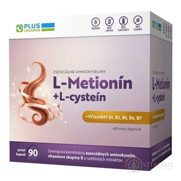 PLUS LEKÁREŇ L-Methionine + L-cysteín cps 1x90 ks obrázok