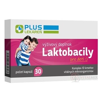 PLUS LEKÁREŇ Laktobacily pre deti cps 1x30 ks obrázok