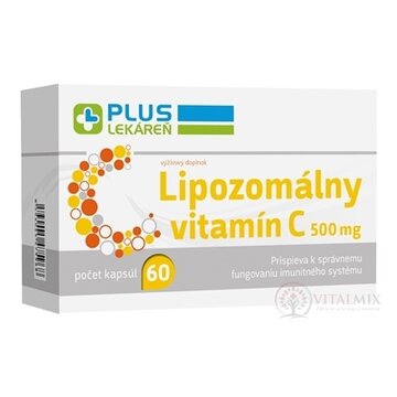 PLUS LEKÁREŇ Lipozomálny vitamín C 500 mg cps 1x60 ks obrázok