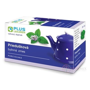 PLUS LEKÁREŇ Priedušková bylinná zmes porciovaná, záparové vrecká 20x1,5 g (30 g) obrázok