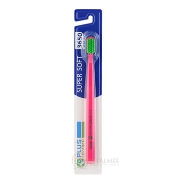 PLUS LEKÁREŇ SUPER SOFT 3650 zubná kefka (rôzne farby) 1x1 ks obrázok