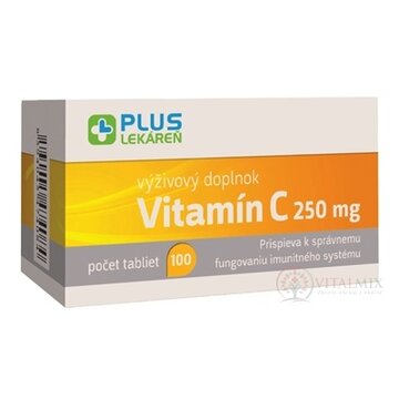 PLUS LEKÁREŇ Vitamín C 250 mg tbl 1x100 ks obrázok