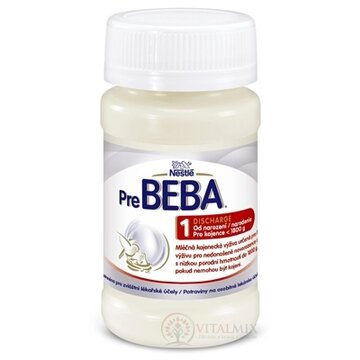 PreBEBA 1 DISCHARGE mliečna dojčenská výživa (pre novorodencov do 1800 g)(inov.2020) 1x90 ml obrázok