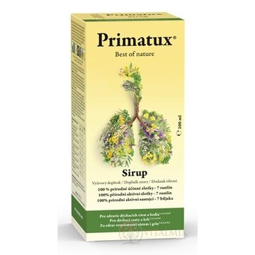 Primatux Sirup 1x200 ml obrázok