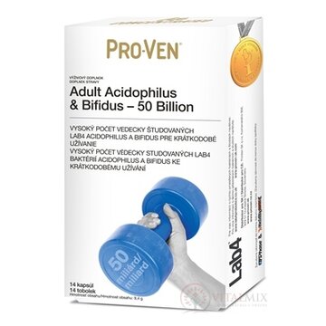 Pro-Ven Adult Acidophilus & Bifidus  - 50 Billion cps 1x14 ks obrázok
