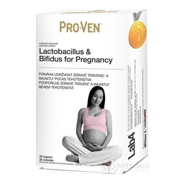 Pro-Ven Lactobacilus & Bifidus for Pregnancy cps 1x30 ks obrázok