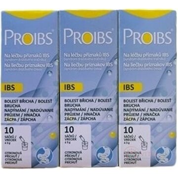 PROIBS vrecká, citrónová príchuť 3x10 ks (30 ks) obrázok