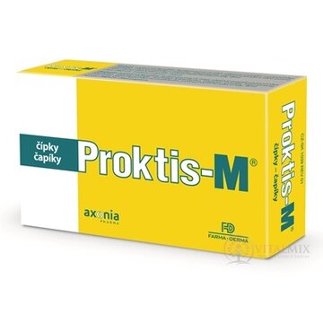 PROKTIS-M rektálne čapíky na hojenie rán s obsahom kyseliny hyalurónovej 1x10 ks obrázok