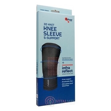 Pulsaar Active 3D Bandáž na koleno s bambusovým uhlím a germániom, veľkosť L, 1x1 ks obrázok
