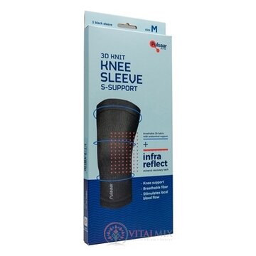 Pulsaar Active 3D Bandáž na koleno s bambusovým uhlím a germániom, veľkosť M, 1x1 ks obrázok