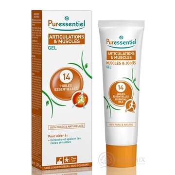 PURESSENTIEL Gél na svaly a kĺby 14 esenciálnych olejov 1x60 ml obrázok