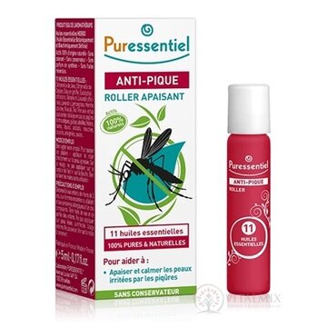 PURESSENTIEL Roll-on na bodnutie hmyzom 11 esenciálnych olejov 1x5 ml obrázok