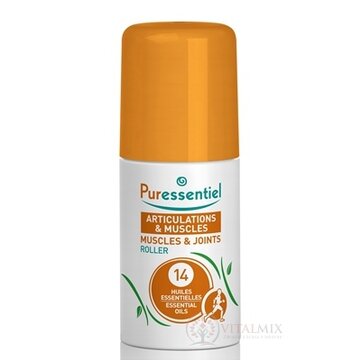 PURESSENTIEL Roll-on na svaly a kĺby 14 esenciálnych olejov 1x75 ml obrázok