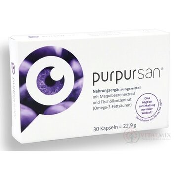 Purpursan cps s extraktom Maqui a omega-3 (DHA,EPA) 1x30 ks obrázok