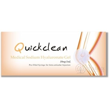 Quickclean 10 mg/1 ml Gél s hyaluronátom sodným v predplnenej injekčnej striekačke, na náhradu synoviálnej tekutiny na kĺby 1x1 ml obrázok