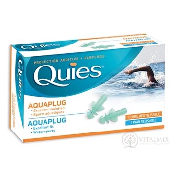 Quies AQUAPLUG Chrániče sluchu do vody 1x2 ks obrázok