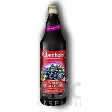Rabenhorst Čučoriedková šťava Bio 1x750 ml obrázok