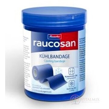 Raucosan KÜHLBANDAGE chladiaca elastická bandáž, 8cm x 4,5m, 1x1 ks obrázok