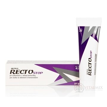 RECTOSTOP ULTRA krém pri ťažkostiach v oblasti konečníka a sklonoch k hemoroidom 1x50 g obrázok