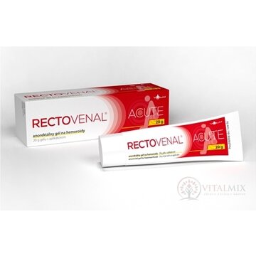 RECTOVENAL ACUTE anorektálny gél na hemoroidy, s aplikátorom 1x20 g obrázok