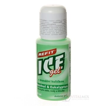 REFIT ICE GEL MENTOL EUKALYPTUS ROLL ON 1x80 ml obrázok
