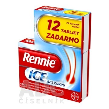 Rennie ICE bez cukru tbl mnd 60 ks +12 ks zadarmo (72 ks) obrázok