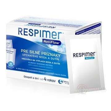 RESPIMER Vrecúška na výplach nosa a dutín (inov. 2021) 1x30 ks obrázok