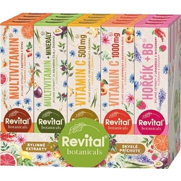 Revital Botanicals MIX BOX tbl eff s bylinnými extraktmi, mix 5 produktov (5x4x20 ks), 1x1 set obrázok