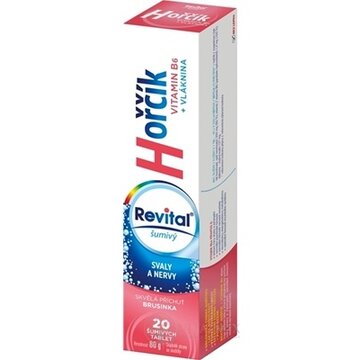 Revital Magnézium + B6 šumivý tbl eff s príchuťou brusnica 1x20 ks obrázok