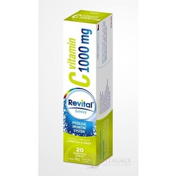 Revital vitamín C 1000 mg šumivý tbl eff s príchuťou limetky a grepu 1x20 ks obrázok