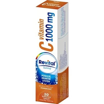 Revital vitamín C 1000 mg šumivý tbl eff s príchuťou pomaranč 1x20 ks obrázok