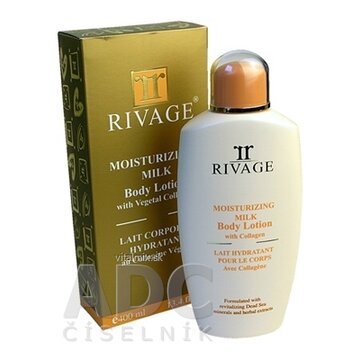 RIVAGE Zvlhčujúce telové mlieko MOISTURIZING MILK Body Lotion with Collagen 1x400 ml obrázok