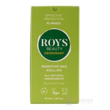 ROYS BEAUTY SENSITIVE DEO UNISEX prírodný deo roll- on na citlivú pokožku 1x50 ml obrázok