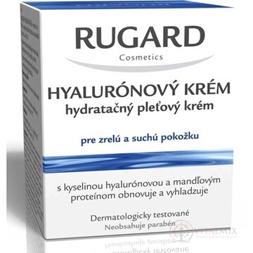 RUGARD HYALURÓNOVÝ KRÉM hydratačný pleťový krém pre zrelú a suchú pokožku, 1x50 ml obrázok