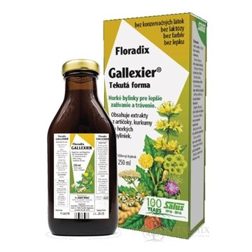 SALUS Floradix Gallexier tekutá forma 1x250 ml obrázok