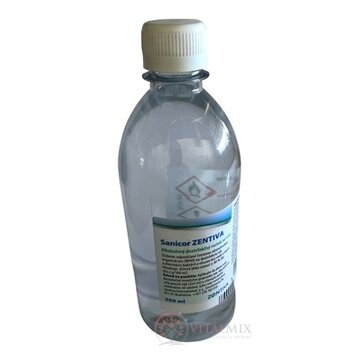 Sanicor Zentiva alkoholový dezinfekčný roztok na ruky 1x500 ml obrázok