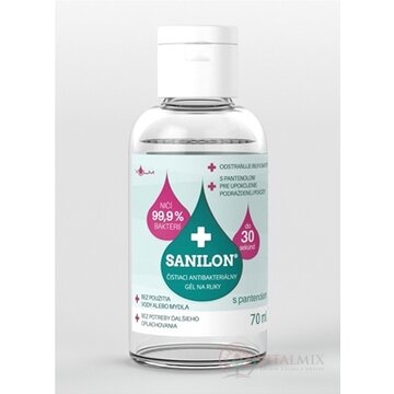 SANILON čistiaci antibakteriálny gél na ruky 1x70 ml obrázok