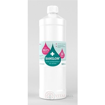 SANILON čistiaci antibakteriálny gél na ruky 1x900 ml obrázok